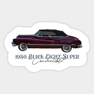 1950 Buick Eight Super Convertible Sticker